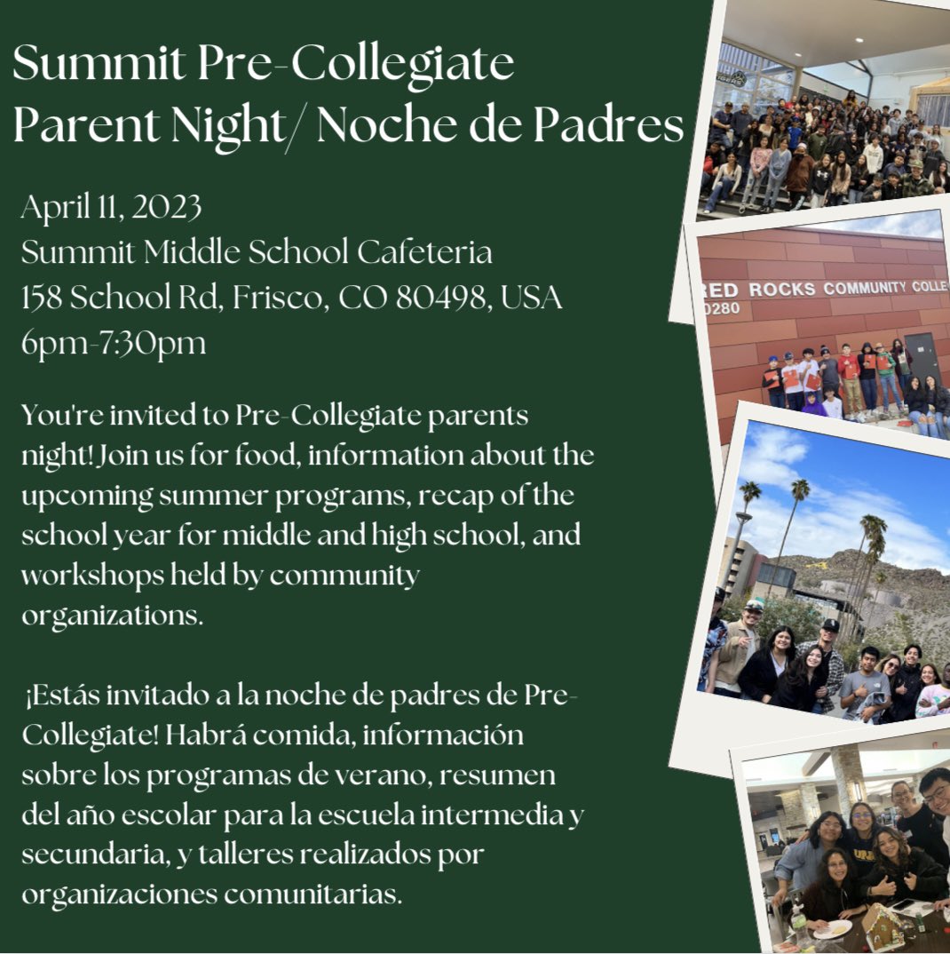 Summit PreCollegiate tweet media