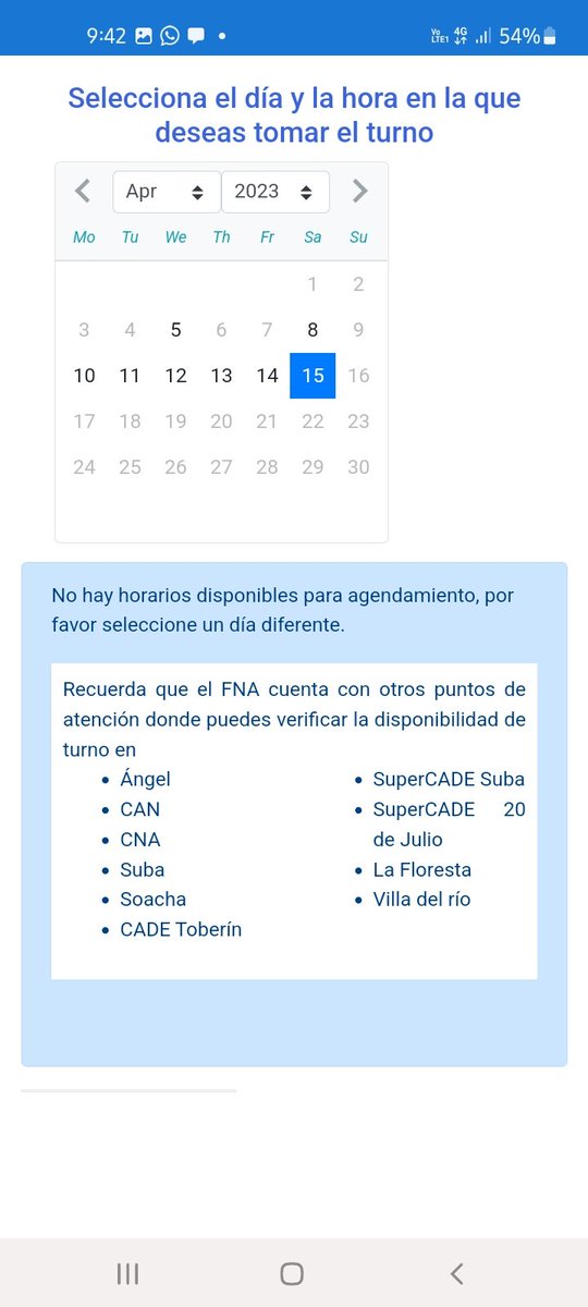TataAro's tweet photo. Llevo un mes intentando agendar un turno con el @FNAahorro y no funciona el sistema. Fui a uno de los puntos y tampoco me atienden.   No ahorren con el @FNAahorro porque luego por no tener un turno  agendado en un sistema que no sirve, no los atienden. https://t.co/Nh6iyWx4AX