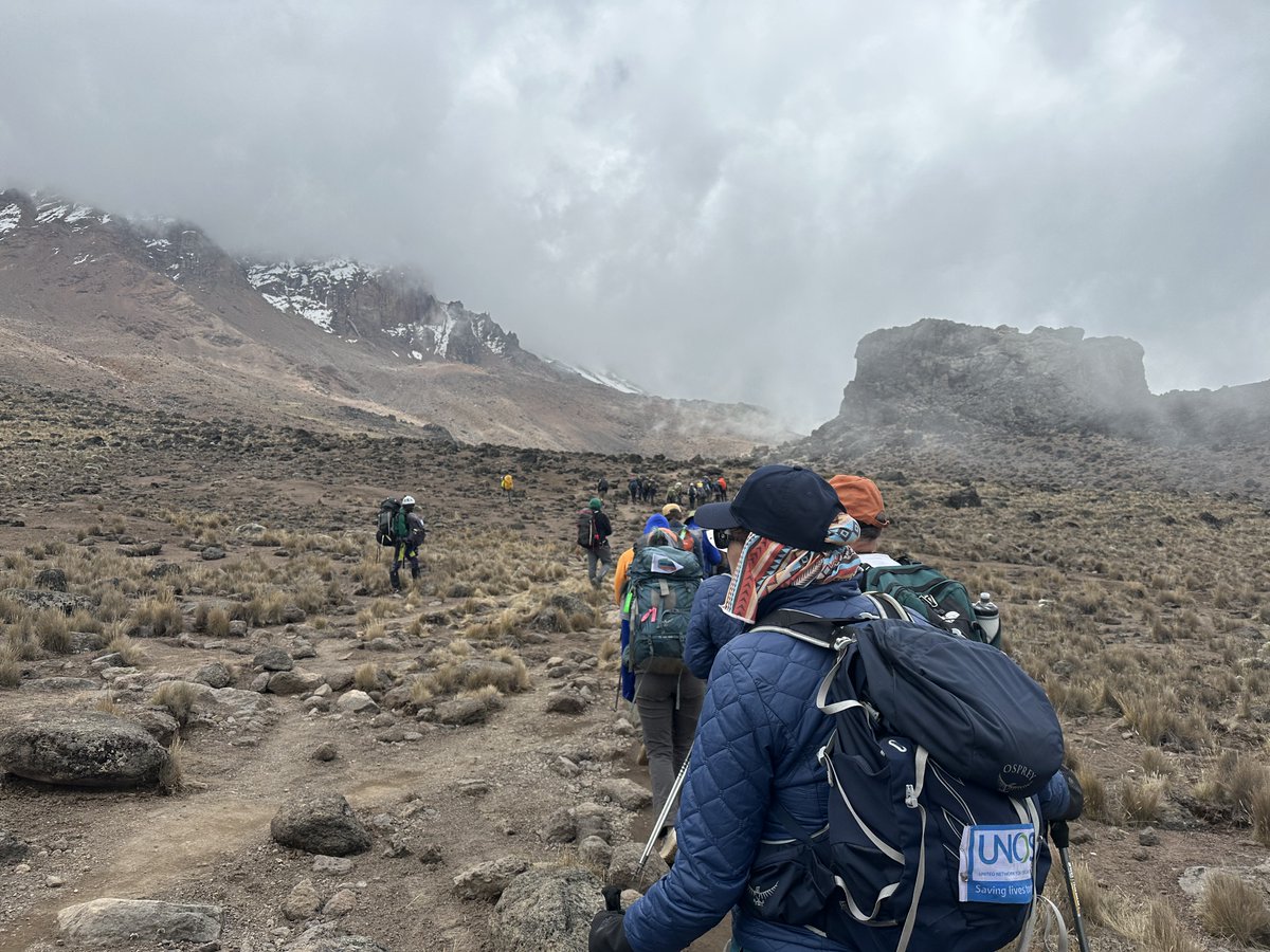 UNOSNews's tweet photo. 1/ On March 3, a team of living donors, friends and family took their first steps on a journey to the top of the world.
Destination: the summit of Mt. Kilimanjaro.
Goal: to share their stories and promote the lifesaving gift of #livingdonation. #DonateLife #LivingItForward https://t.co/9XAzdf0UCw