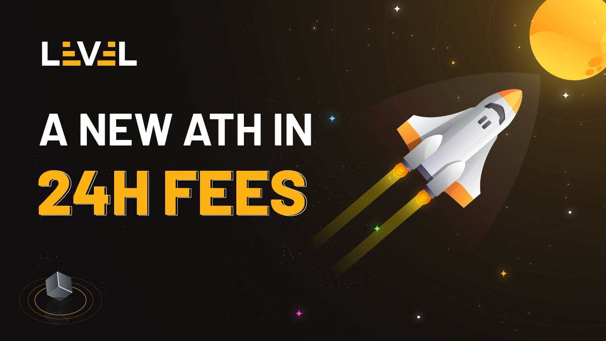 Level__Finance's tweet photo. In two consecutive days, #LEVEL broke a new ATH 📈

Notably, on April 4th, we hit a new all-time high with over $350K in 24h Fees.

This achievement reflects the trust and satisfaction of our community, and we remain committed to providing innovative and reliable trading tools that deliver real value in the fast-paced world of DeFi.

$LVL