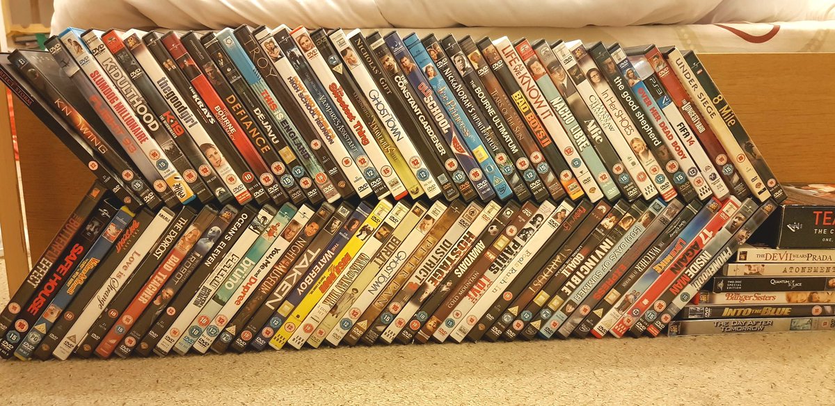 My #DVD Collections back in #UK till 2017..
Before the age of #OTT #subscriptions..

#DVDcollection
#90skid