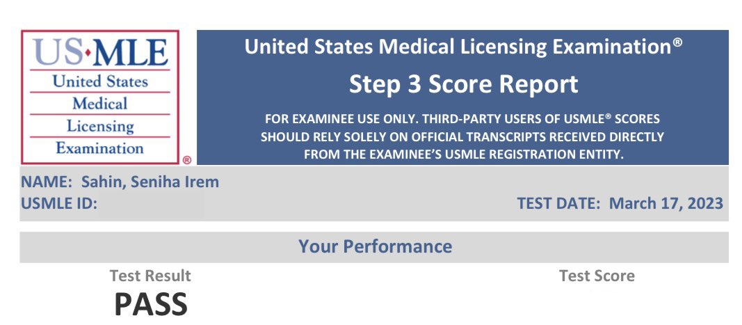 Step 3 ✅

It’s time to say GOODBYE to <a href="/TheUSMLE/">USMLE</a> ! 👋🏻 It was a long journey and I will be forever grateful for all I have learned in the process! Thank you <a href="/UWorldMedical/">UWorld Medical</a>. 
 #USMLE #STEP3 #UWORLD #MedTwitter #PathTwitter