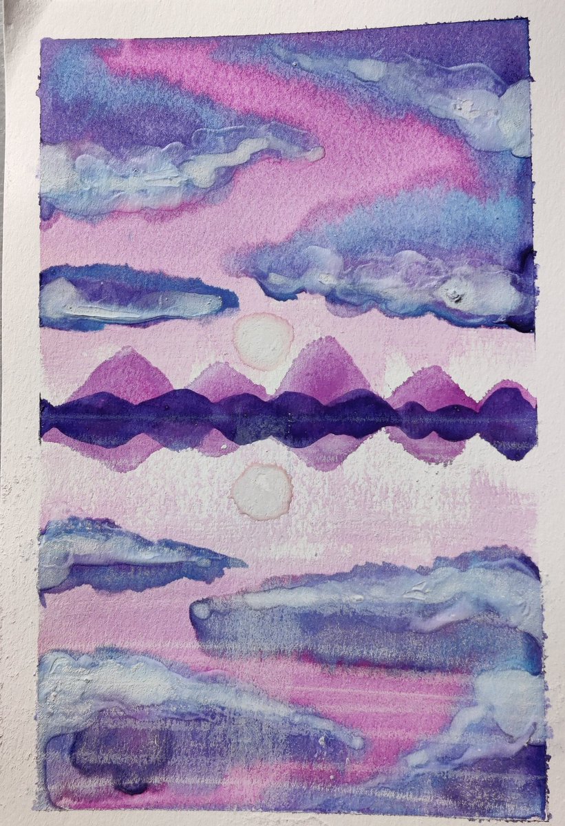 Skullcapforager's tweet photo. Pink 🩷 #paintings #watercolor https://t.co/1VJUPBgDYe
