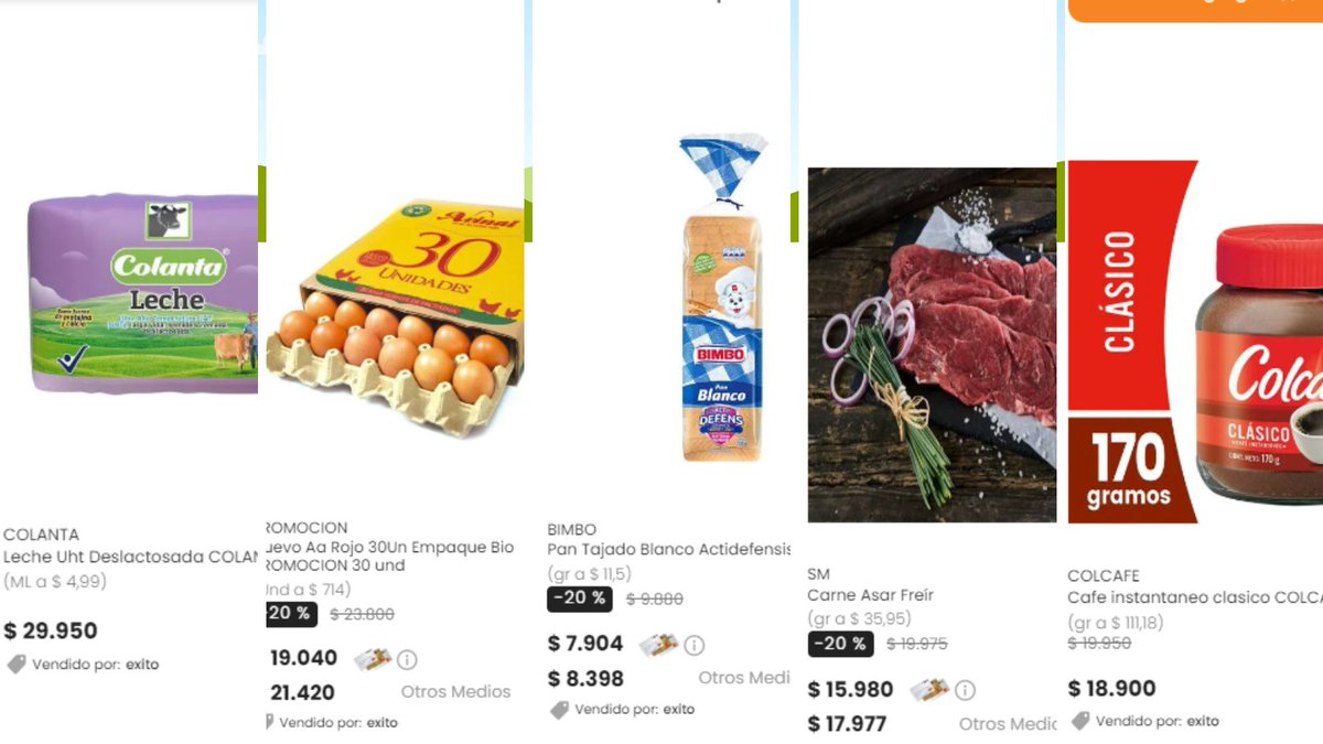 Esto es lo que se puede comprar con $114.618 hoy en Colombia:

Pack de leche x6--------$29.950
Huevo rojo AA x30------$21.420
1 Kg carne de res--------$35.950
Pan tajado---------------$8.398
Café clásico 170g--------18.900

Inflación llegó al 13.34%
¿Ya están viviendo sabroso?