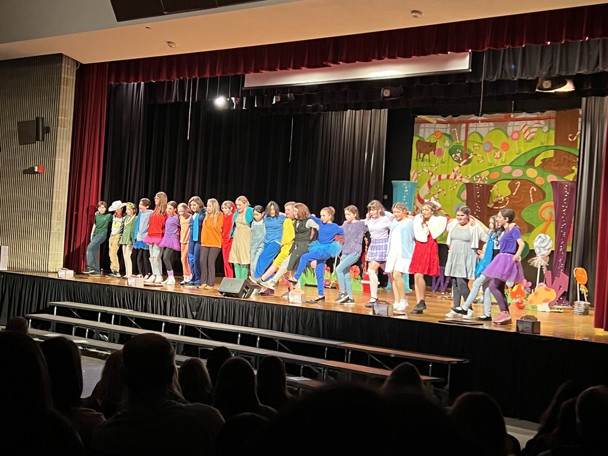 mcgeespartans's tweet photo. In case you missed the shows this past weekend, our drama club did an AMAZING job with their production of Willy Wonka Jr. Congrats to the cast and crew on a fantastic run! 🎭 #wearemcgee #willywonkajr https://t.co/neEepWdgje