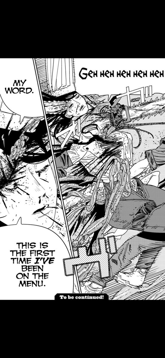 animeman360's tweet photo. All this over an apple? What about the dead people??? #csm #csm125 #denjichainsawman https://t.co/0S6Z2x4SEg
