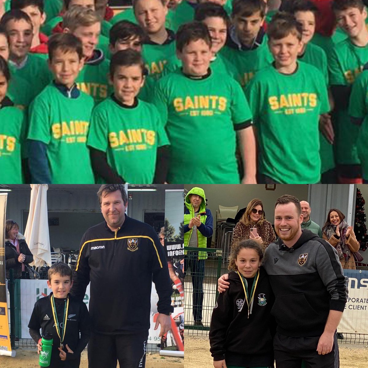 Northampton Saints Community (@saintscomm) on Twitter photo Huge congratulations to Jesus who will head over to <a href="/stowemail/">Stowe School</a> in August to join us on our 5 Day Residential, after picking up our <a href="/Spirit_Hyundai/">Spirit Hyundai</a> Player of the Week 👏🏻
It was also awesome to see Jesus, Sabela and Manu again, alumni from our previous camps here in 2019 & 2020😇 Huge congratulations to Jesus who will head over to <a href="/stowemail/">Stowe School</a> in August to join us on our 5 Day Residential, after picking up our <a href="/Spirit_Hyundai/">Spirit Hyundai</a> Player of the Week 👏🏻
It was also awesome to see Jesus, Sabela and Manu again, alumni from our previous camps here in 2019 & 2020😇
