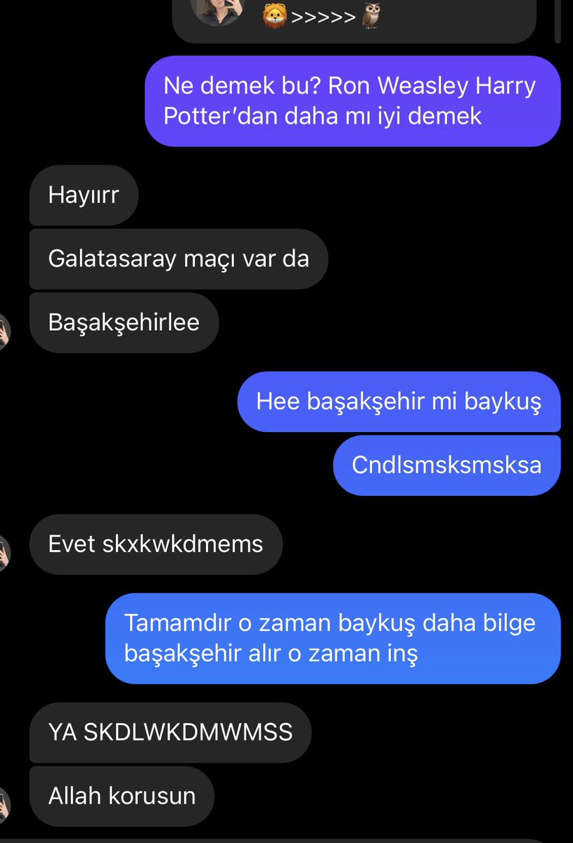 Diyorum işte evlenilcek insanım anlamıyorlar. Bu arada görsel tam gözükmüyorsa 🦁 >>>>>> 🦉 diye durumuna yazmış.