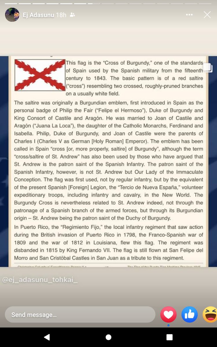 Wow 😳, the connection between the South Eastern States Flags,  and the Flag of Burgundy, is connecting some dots 🧐 add the trade posts , routes, and a colonization plan(Christian Conversion) and bam😉