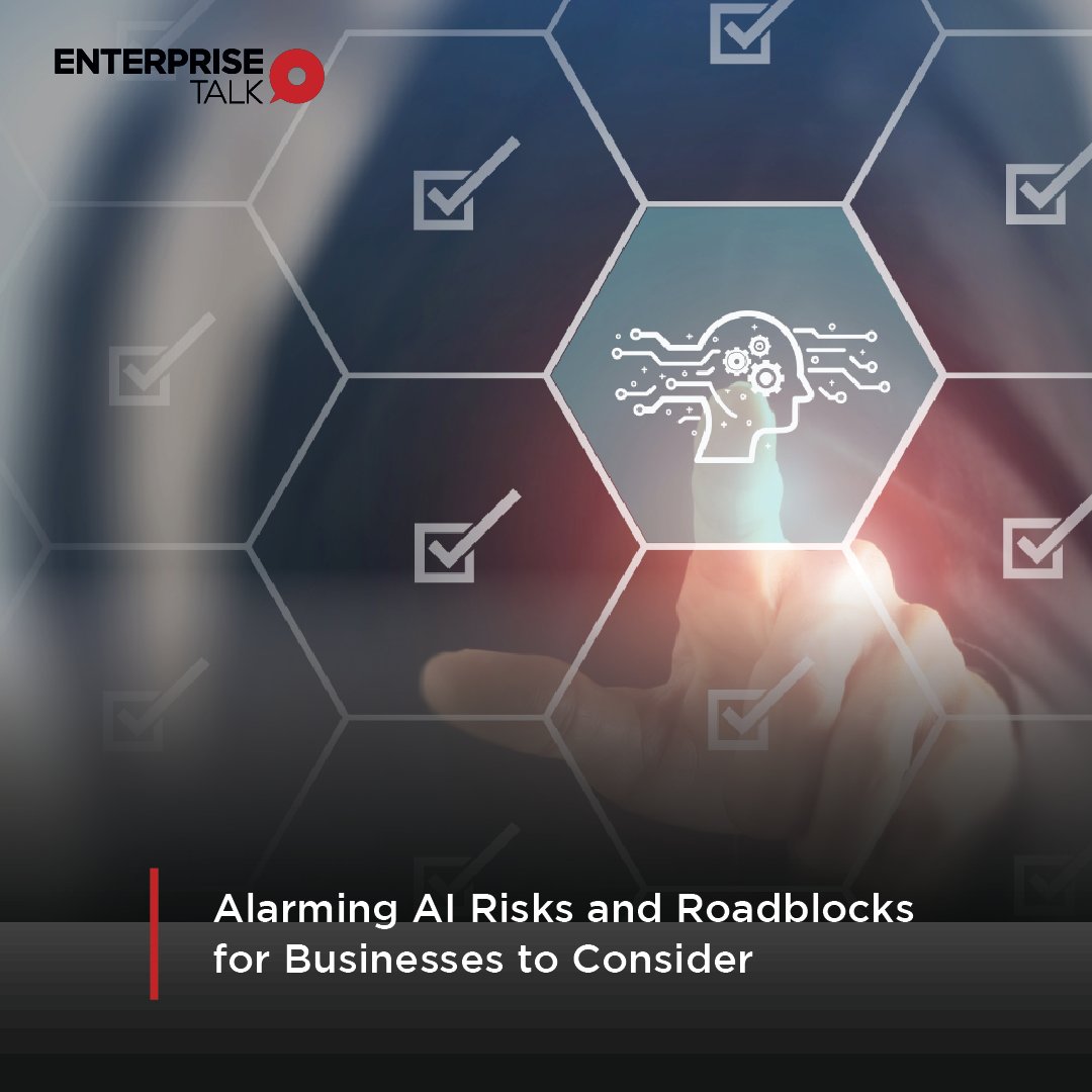 Enterprise_Talk's tweet image. As artificial intelligence (AI) increasingly weaves its way into every aspect of our lives, businesses need to be aware of the risks and roadblocks that come with it. 
Read more: entpr.in/3zxxKvR
#AIRisks #Transparency #DataMonitoring #CustomerDemand