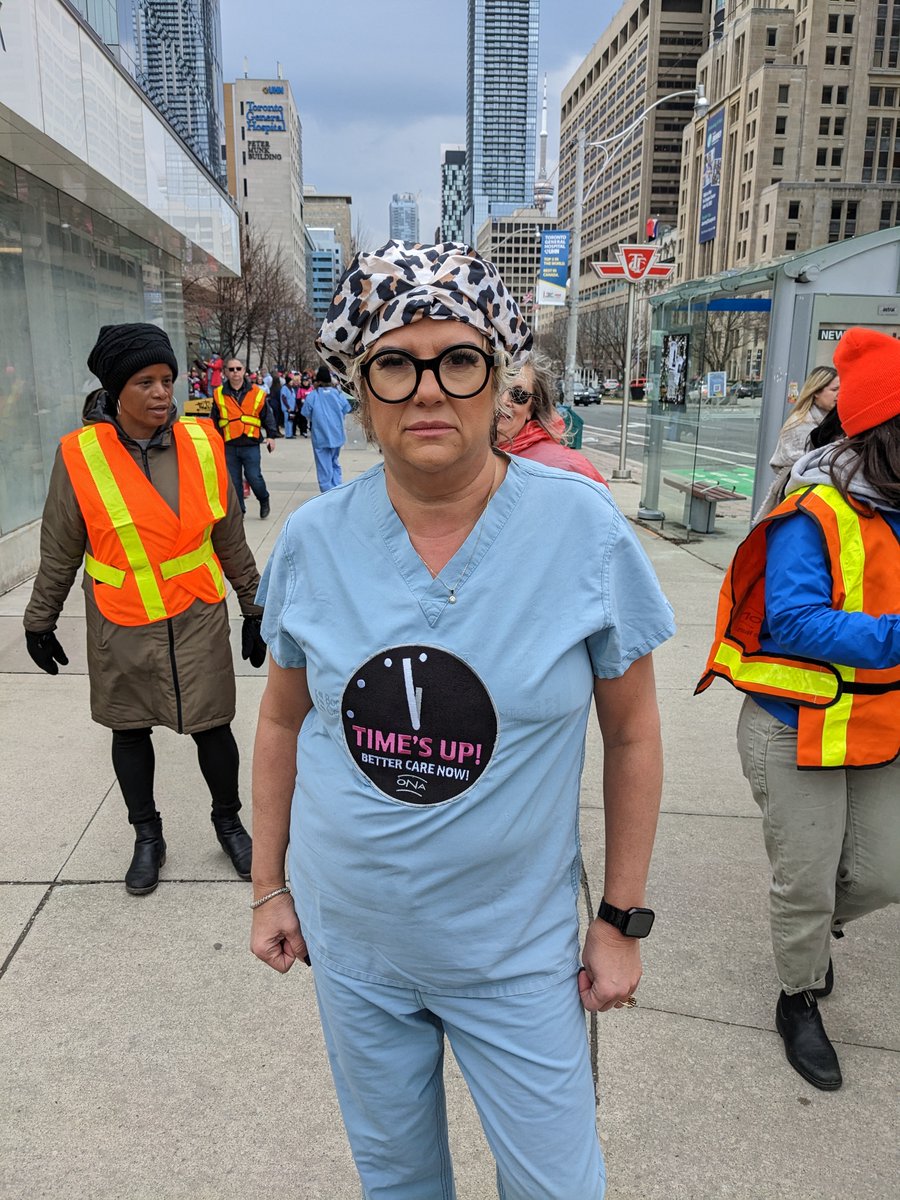4angiepreocanin's tweet photo. Time's up.
Enough is enough.
Tge time to #SupportNurses is NOW!
#onpoli #OnLab https://t.co/0nZT4FpjxJ