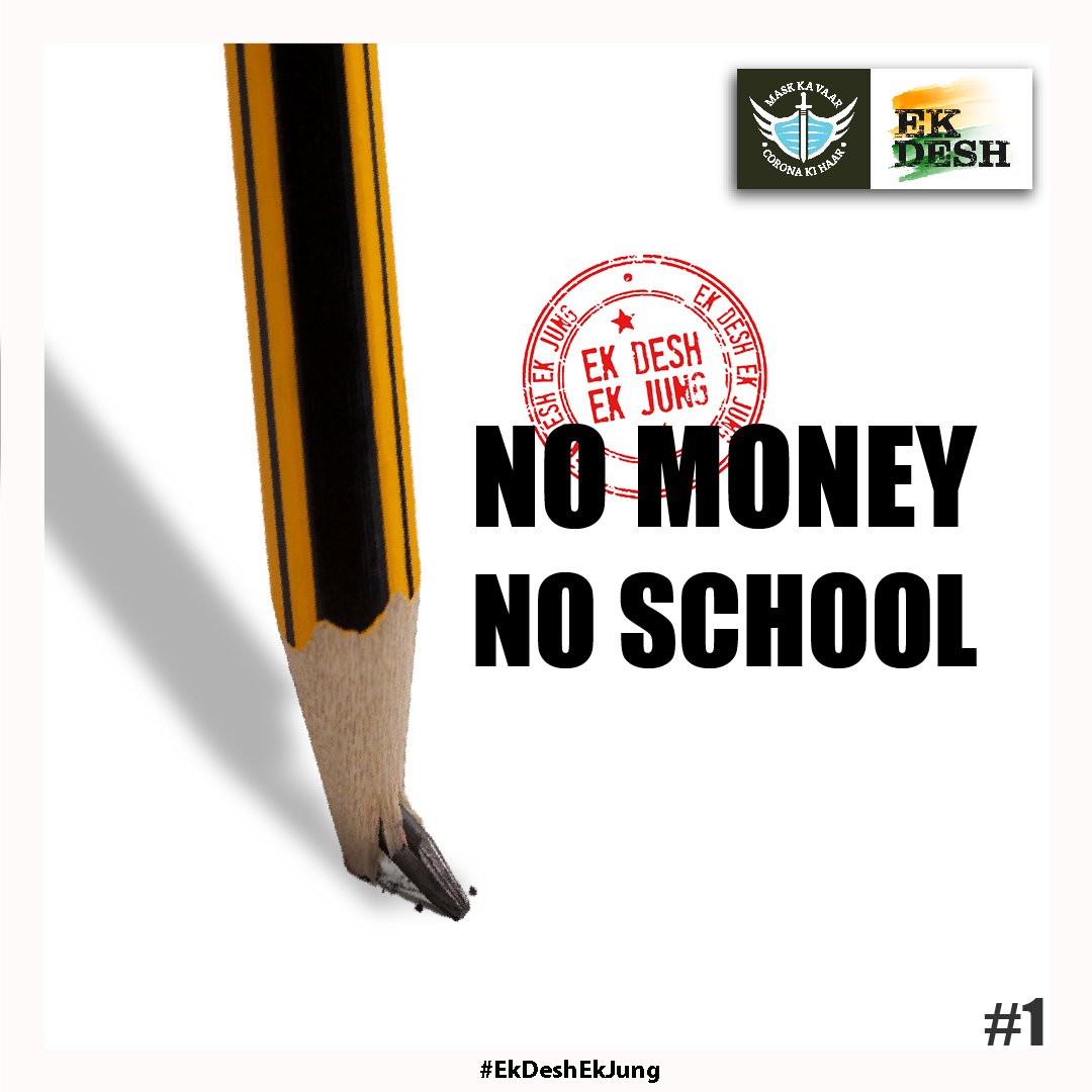 Financial resources are a major barrier to education for adolescent girls in India, leading to 11M girls not returning to school post-pandemic.

#EkDeshEkJung #ekdesh #financialresources #pandemic #covid19 #education #girlchild #money #school #adolescentgirls