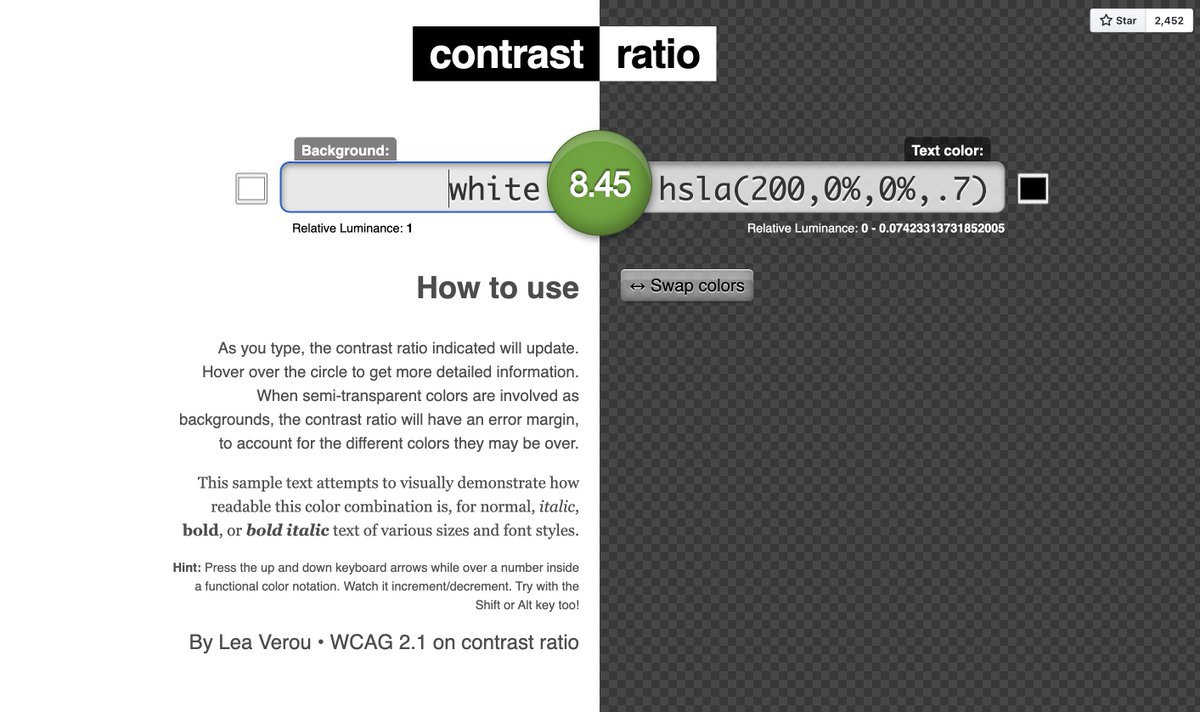 We're excited to add Contrast-Ratio.com to the Siege Media family! Originally built by @LeaVerou, this is a valuable tool we've used for years on client sites. We look forward to further developing it in the months to come. More here: prnewswire.com/news-releases/…