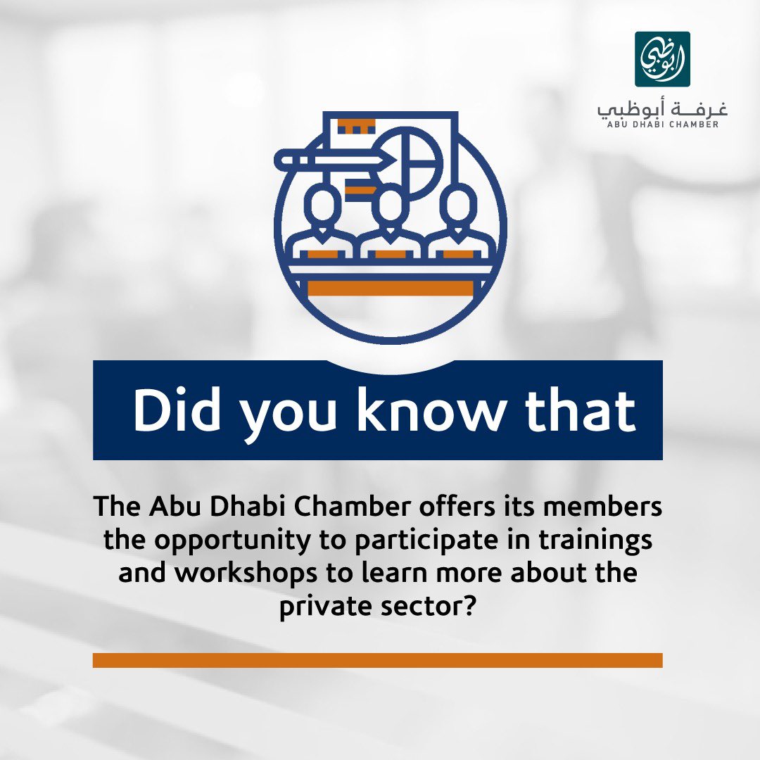 Abu Dhabi Chamber on Twitter "The Abu Dhabi Chamber, in cooperation