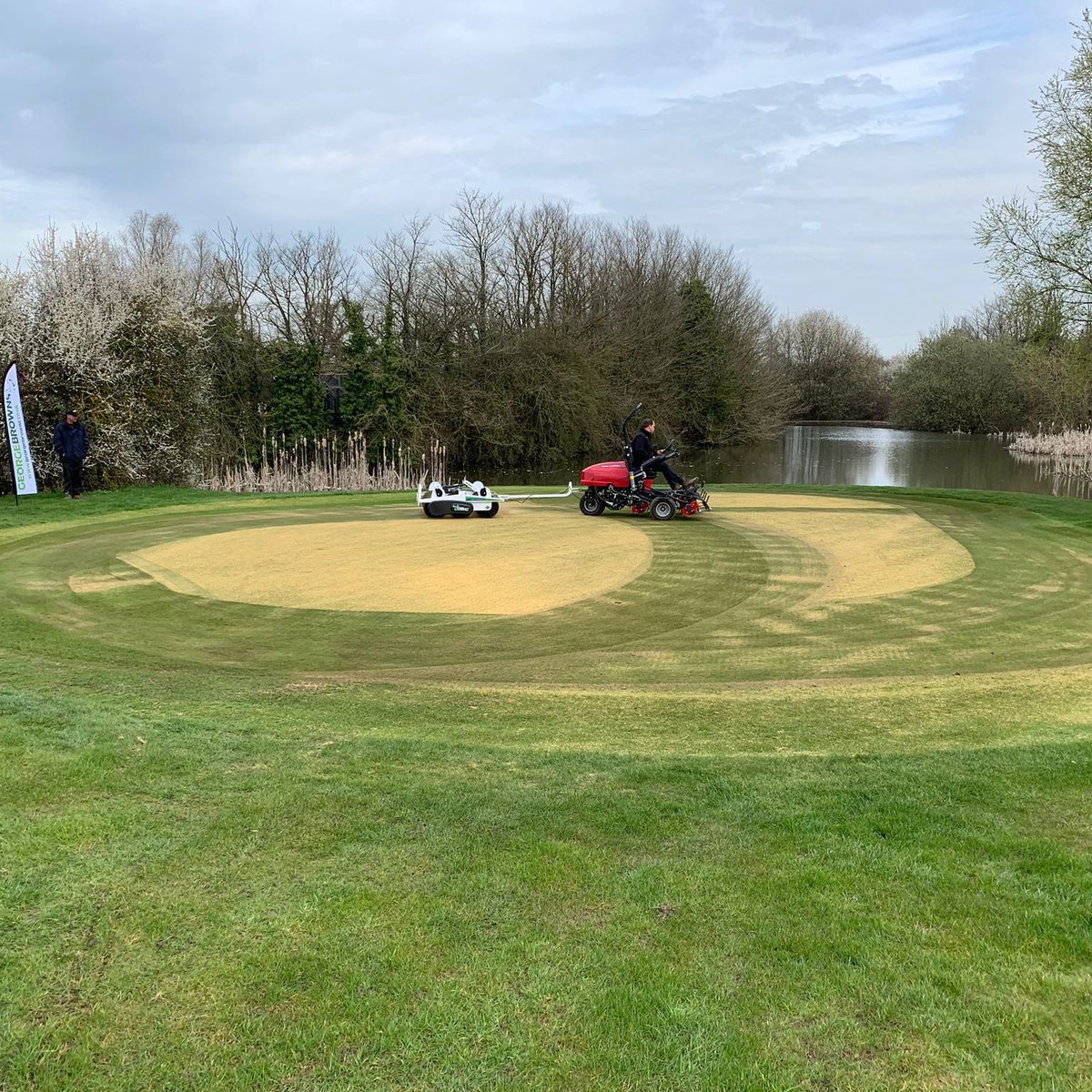 Our 2nd day complete for The Green Renovation Roadshow, thank you Crondon Park GC for hosting us.

Our 3rd &amp; final stop is tomorrow (Thursday 6th April) at The Millbrook GC Beds, MK45 2JB for a 10am start. Email us on info@georgebrowns.co.uk to attend, free of charge.