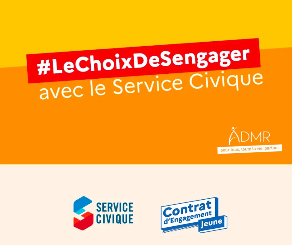 #LeSaviezVous ? L’ #ADMR est partenaire du service civique afin de permettre la réalisation de missions collectives solidaires comme des visites  de  convivialité, l'organisation d’ateliers de jeux  de  mémoires🎲,  des  cours  de cuisine🧑‍🍳…
#LeChoixDeSengager <a href="/ServiceCivique/">Service Civique</a>