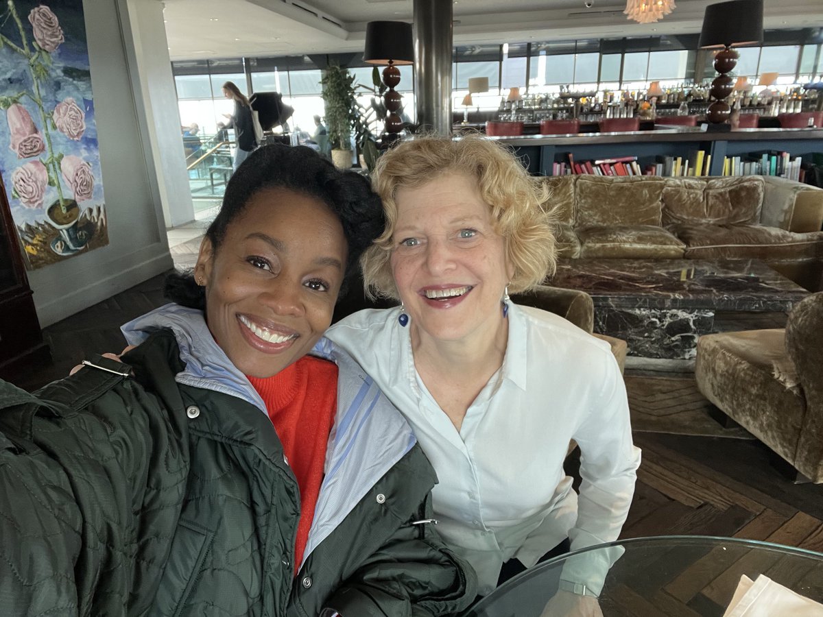 A joyful LA reunion with beloved brilliant Anika Noni Rose… cooking up wild new schemes and remembering happy times at ACT. Anika was the best Polly Peachum ever…#theatermemories#actortraining