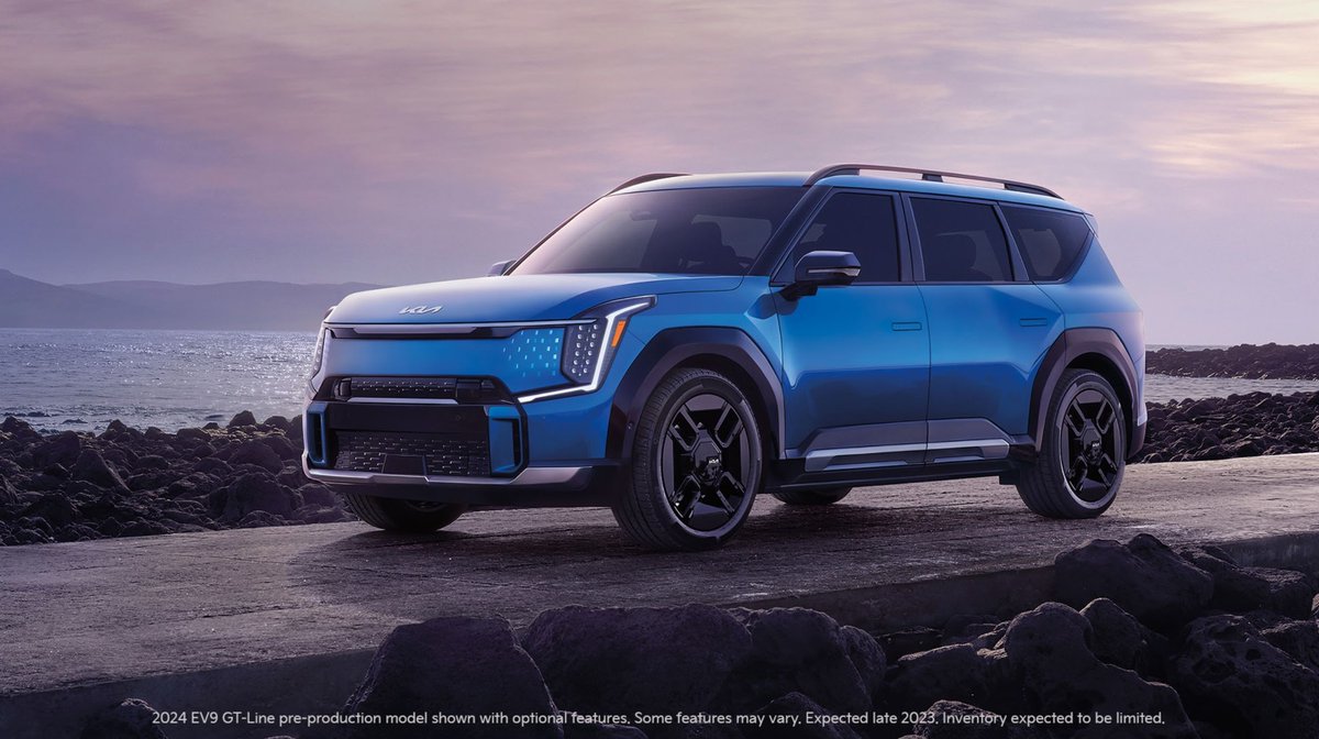 Charge into the unknown. Meet the all-electric Kia EV9 SUV. 
<a href="/NYAutoShow/">New York Auto Show</a> #NYIAS #KiaEV9