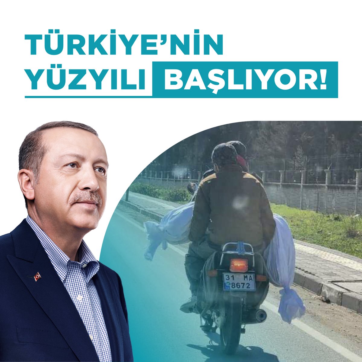 AKP, 'Türkiye Yüzyılı' sloganıyla seçimlere hazırlanıyor.

Ben de hazırladığım şu görsellerle katkı sunayım.