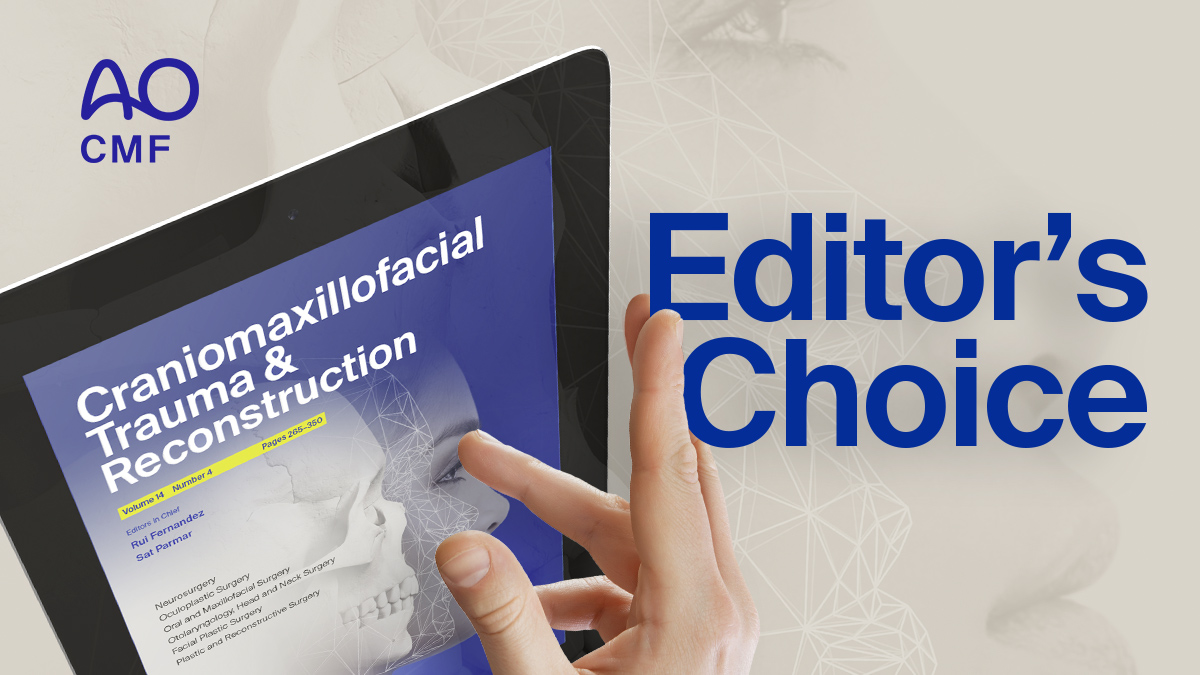 Editor's Choice from the March Issue of CMTR: "Likelihood of #Craniofacial Injury and Hospitalization with Alcohol Use While Skateboarding and Scootering"
fal.cn/3x9WY

#craniomaxillofacial