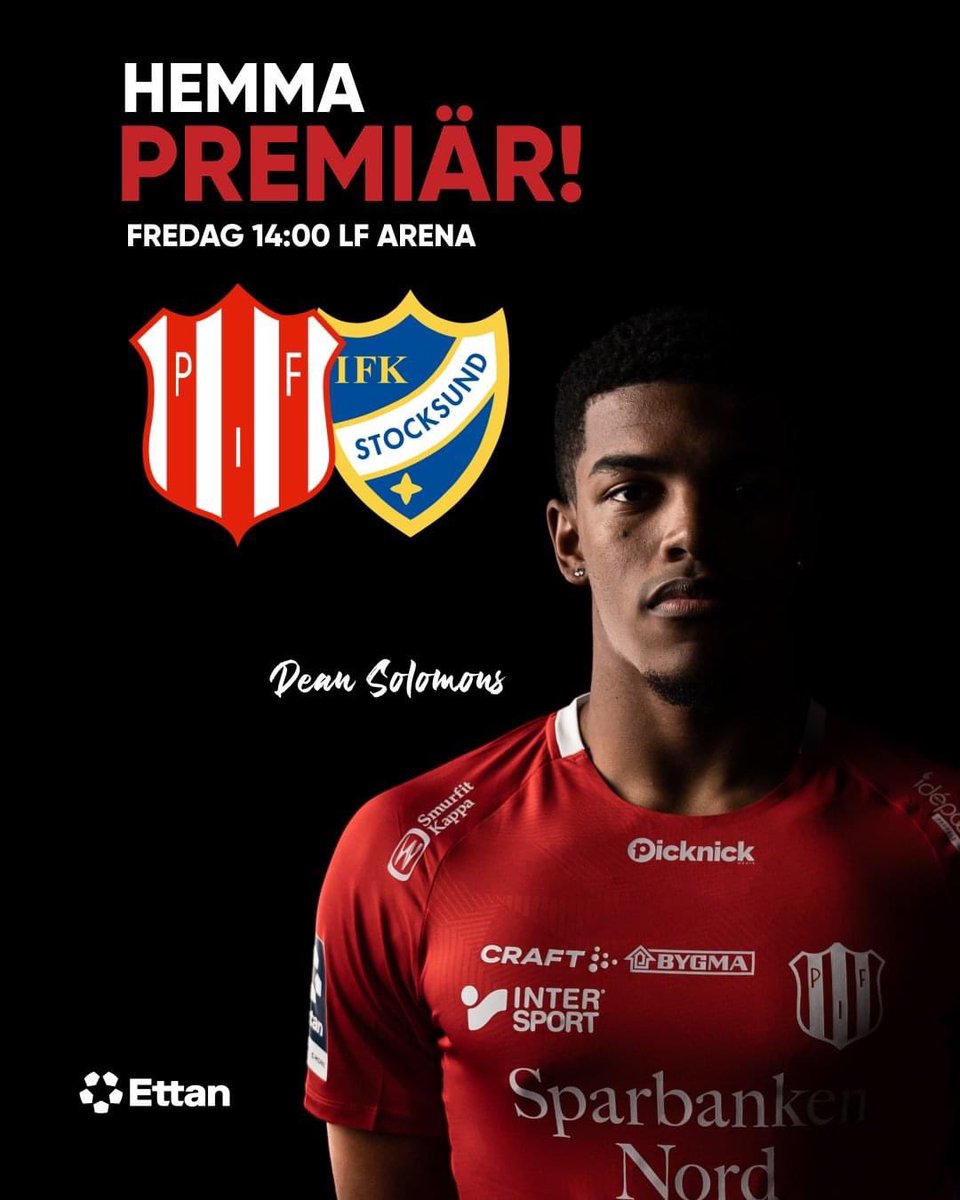 Pifherr's tweet photo. 𝐅𝐑𝐄𝐃𝐀𝐆 𝟕 𝐀𝐏𝐑𝐈𝐋
𝟏𝟒.𝟎𝟎
𝐋𝐅 𝐀𝐑𝐄𝐍𝐀

#pifherr #piteå #ettan https://t.co/1FPz4Wp2H6