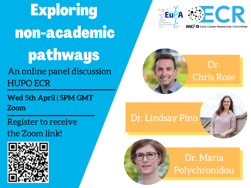 Human Proteome (@hupo_org) on Twitter photo TODAY is the day! Join the #HUPOECR, at 5PM GMT, for a discussion panel on non-academic pathways in proteomics, with panelists <a href="/CMichaelRose/">Christopher Rose</a>  <a href="/lkpino/">Lindsay K Pino - @lkpino@genomic.social</a> and Maria Polychronidou (<a href="/MolSystBiol/">Mol Syst Biol</a>) ⭐ You can still register here: shorturl.at/dyHLM TODAY is the day! Join the #HUPOECR, at 5PM GMT, for a discussion panel on non-academic pathways in proteomics, with panelists <a href="/CMichaelRose/">Christopher Rose</a>  <a href="/lkpino/">Lindsay K Pino - @lkpino@genomic.social</a> and Maria Polychronidou (<a href="/MolSystBiol/">Mol Syst Biol</a>) ⭐ You can still register here: shorturl.at/dyHLM