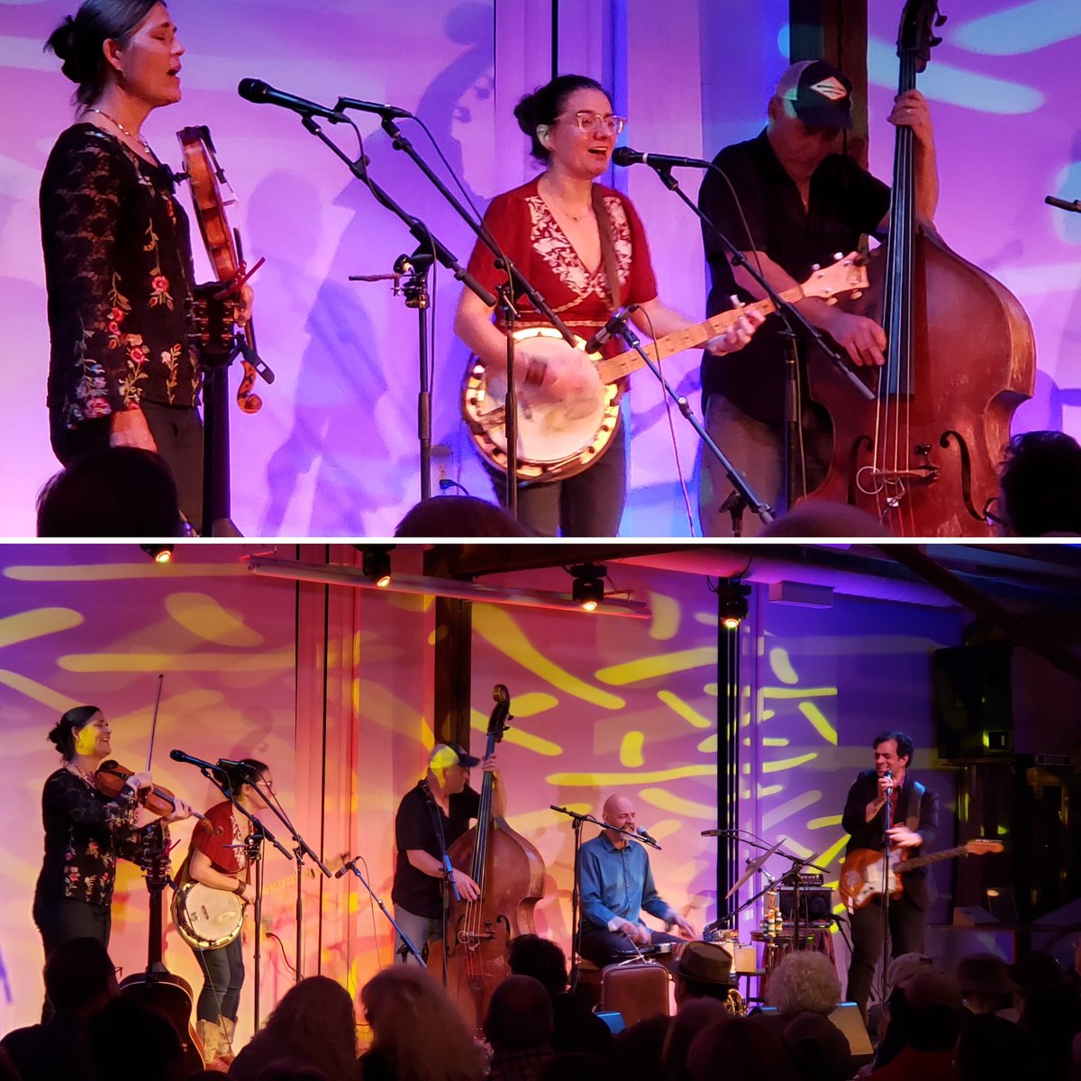ellensmojo's tweet photo. Had so much fun opening for Rani Arbo & Daisy Mayhem’s sold-out show and was delighted to be invited to sit in on a few tunes and play my song “We Are Witness” with them! #dreamband #dreamgig
📸 Photos by Susan Forbes-Hansen https://t.co/Pdictm5ojo