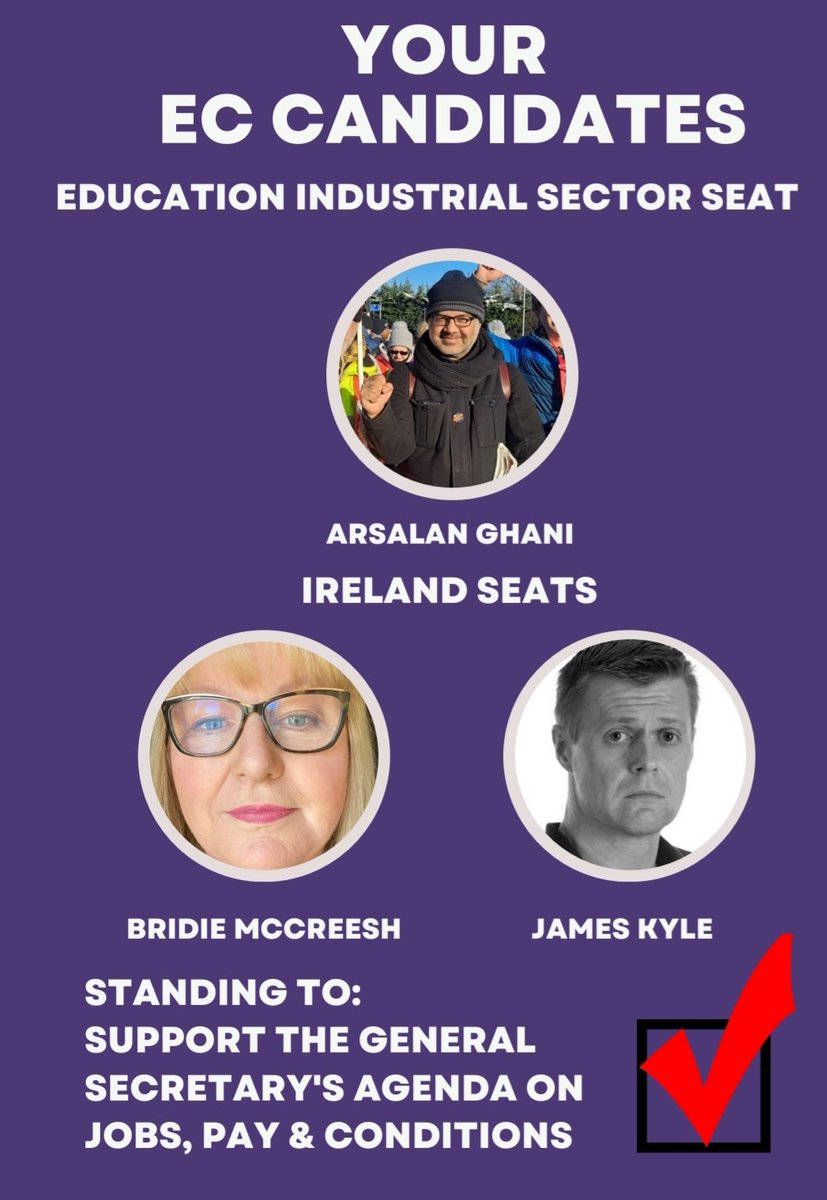 Ballots for the Unite Executive Council elections have started arriving today. The ELT branch asks you to vote for the candidates listed here: #vote #executivecouncil #unitetheunion