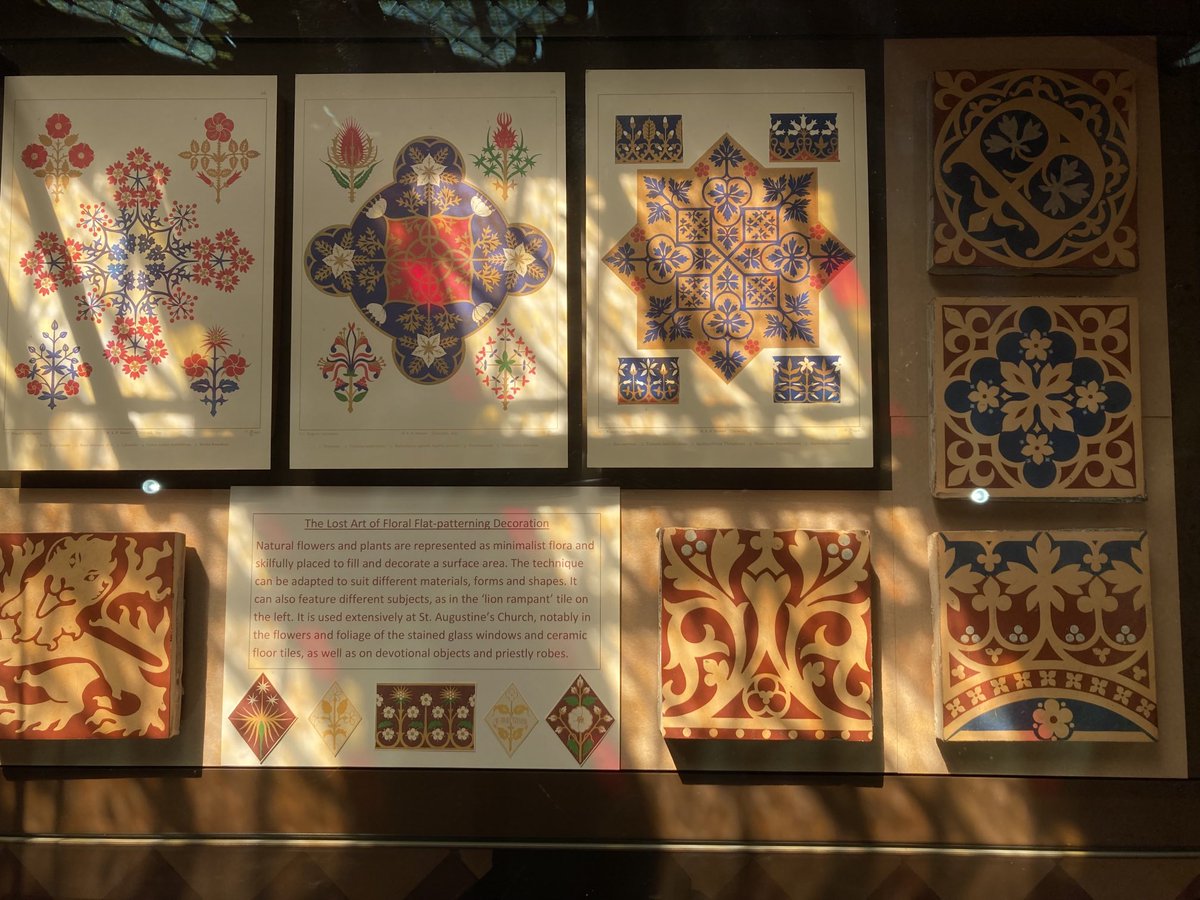 Our new display of floral designs by ⁦<a href="/Pugin_awn/">AWNPugin</a>⁩ ⁦@VisitThanet⁩