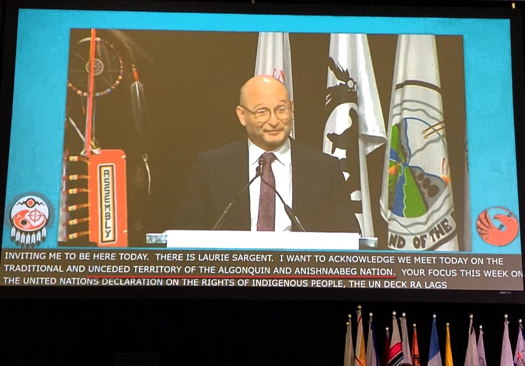DylanWhiteduck's tweet photo. @DavidLametti acknowledged our Unceded Algonquin Territory is Unceded. The true Algonquin Nation will never agree to extinguish and surrender our lands and territory. https://t.co/fY19mP9Zrp