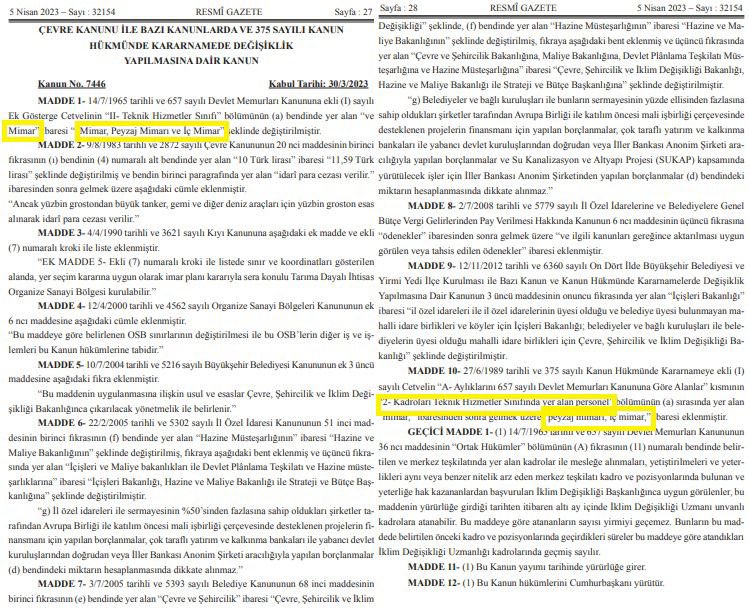 📍 TBMM 

Kamuda çalışan Peyzaj Mimarlarımızın temsilcileri, Peyzaj Mimarları Derneği Üyeleri ve Peyzaj Mimarları Odası, Gazi Meclisimizde ziyaretimize geldiler.

Resmi Gazetede yayınlanan Kanun tüm meslektaşlarıma tekrar hayırlı olsun.