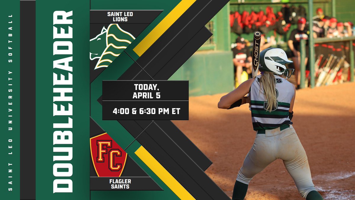 Saint Leo Softball on Twitter "On the road for two today 🏆 GAMEDAY 400 & 630 PM Flagler