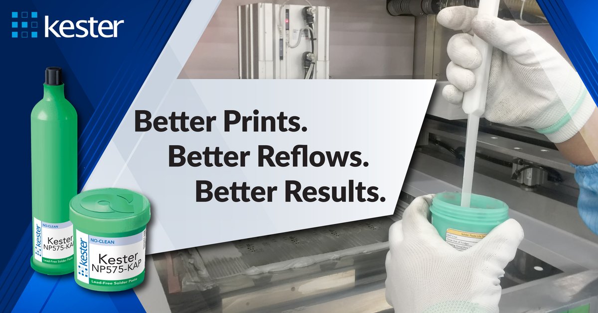 TestEquity's tweet image. Kester’s lead-free, no-clean solder paste gives you maximum production flexibility. #SolderingSolutions #KesterMakesItBetter
🔗: ow.ly/5FRH50NmJmM