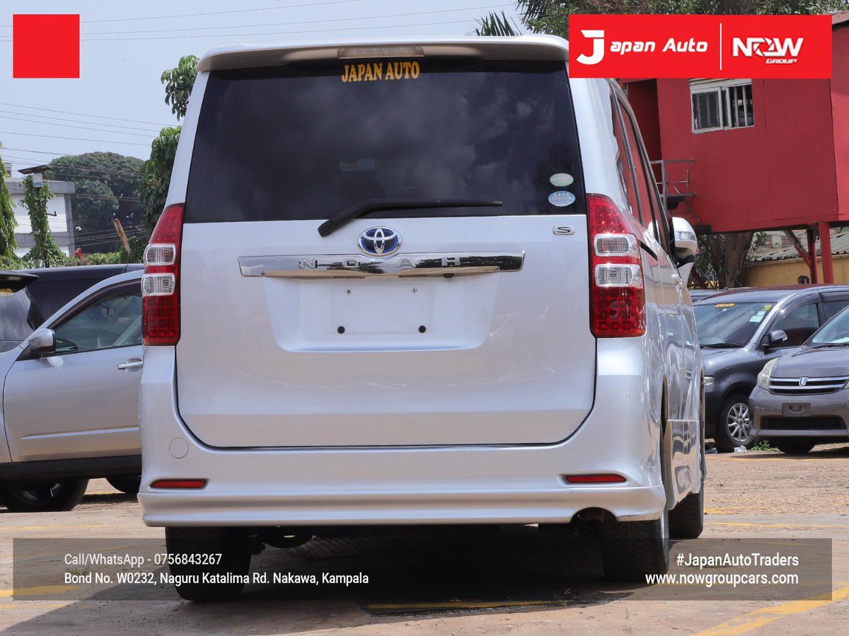 Japanautotrader's tweet image. In Stock, Toyota Noah 2008 (White)
Call or WhatsApp us on 0756843267 or visit nowgroupcars.com #nowgroupcars #japanautotraders #kampalarides #safecars #Uganda #luxurycarsforsale #instagramcars #tiktokcars #snapchatcars #kampaladealership #toyotanoah