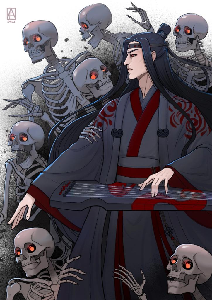 #mdzs #MoDaoZuShi #lanzhan #LanWangji #AU #dark

Поняла что забыла выложить своего тёмного ЛЧ в твиттер 🙈
