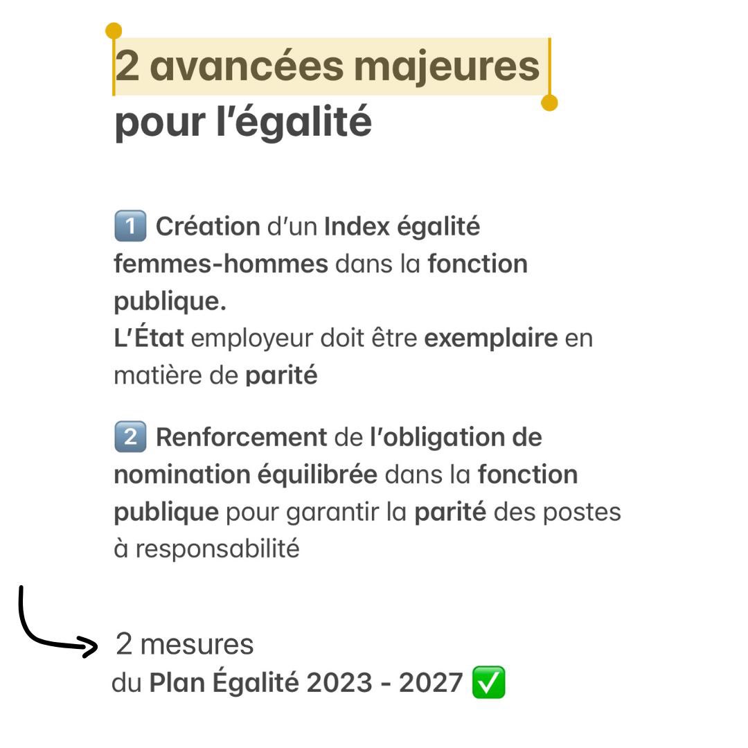 Le texte visant à renforcer l’accès des femmes aux responsabilités dans la fonction publique a été adopté au Sénat. 

Merci aux parlementaires pour ce travail. 
Ce sont 2 mesures du plan Égalité qui se concrétisent. 

<a href="/StanGuerini/">Stanislas Guerini</a>