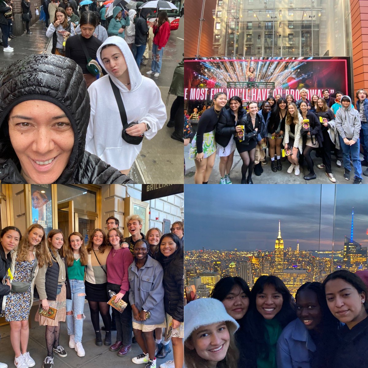 JudgePride's tweet photo. Performing Arts Bulldogs hit Broadway and other Big Apple hot spots. 

#newyork 
#judgepride https://t.co/KvdvcnBAO1