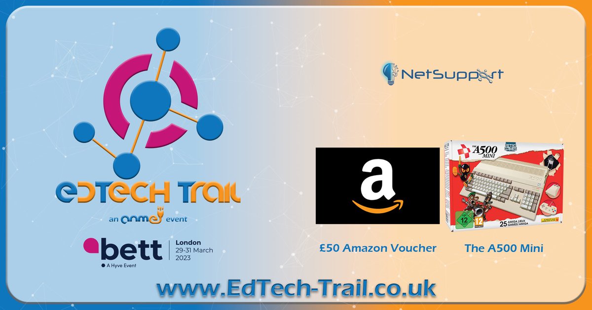 Feeling grateful and thrilled to have won a prize from @NetSupportGroup for participating in the #EdTechTrail at #BETT2023 organized by @TheANME 
Thank you again, ANME for all the hard work and dedication that went into making this happen! #EdTechTrail #ANME #NetSupport