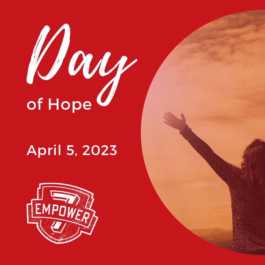 Today is the Day of Hope! Hope is such a powerful thing and is something we are committed to helping at-risk teens in North Texas discover and embrace. How can you share hope with those in need? #dayofhope #empower7 #atriskyouth #nonprofit