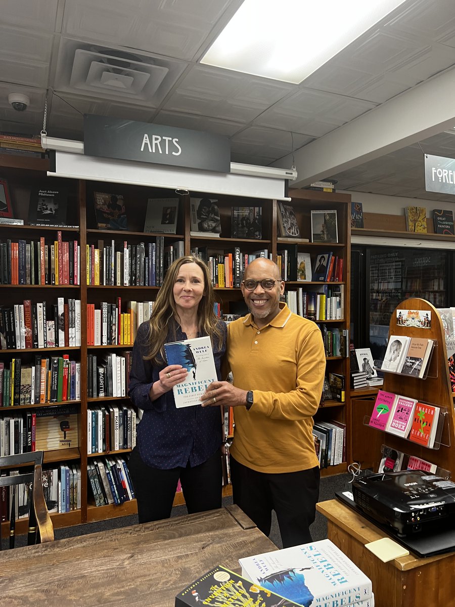 WASHLIT's tweet image. Thank you @andrea_wulf for joining us at @PoliticsProse last week to talk about your new book, “Magnificent Rebels: The First Romantics and the Invention of the Self.”

Purchase her book today! politics-prose.com/book/978052565…