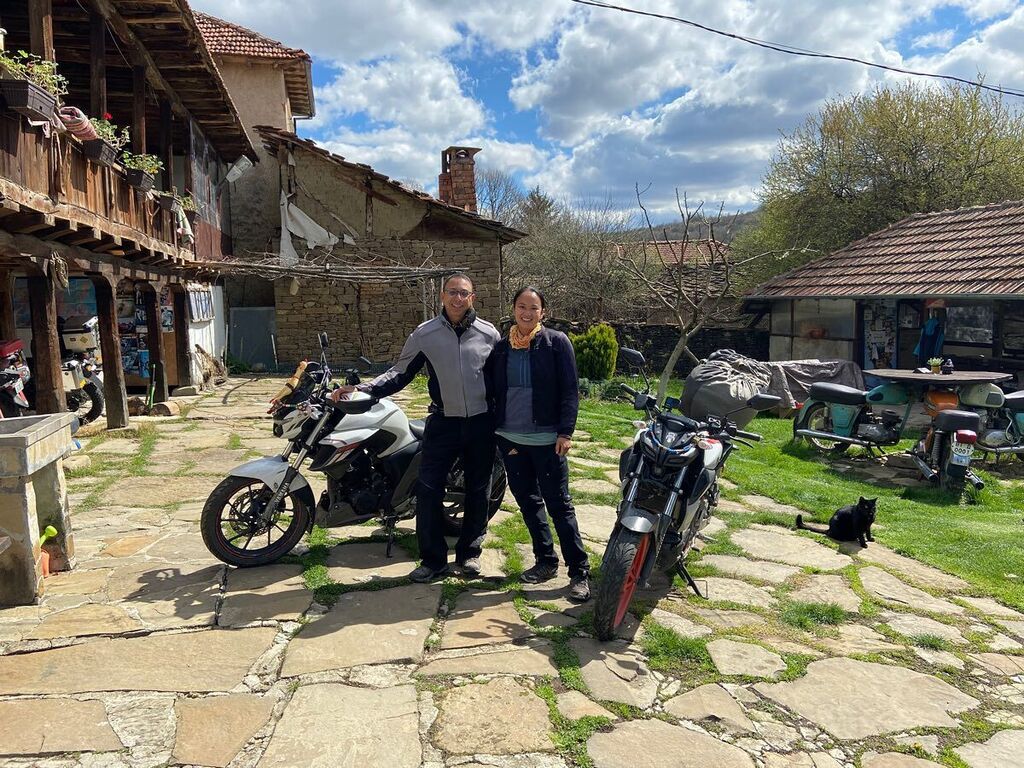 AdamDCohn's tweet image. It was a pretty spring day in the village of Idilevo Bulgaria when we picked up our motorcycles which had been in storage at @motocamp.bulgaria since October. They were tuned up and ready for our last major leg of this big adventure! (A preview of our co… instagr.am/p/CqqK3yTKfhE/