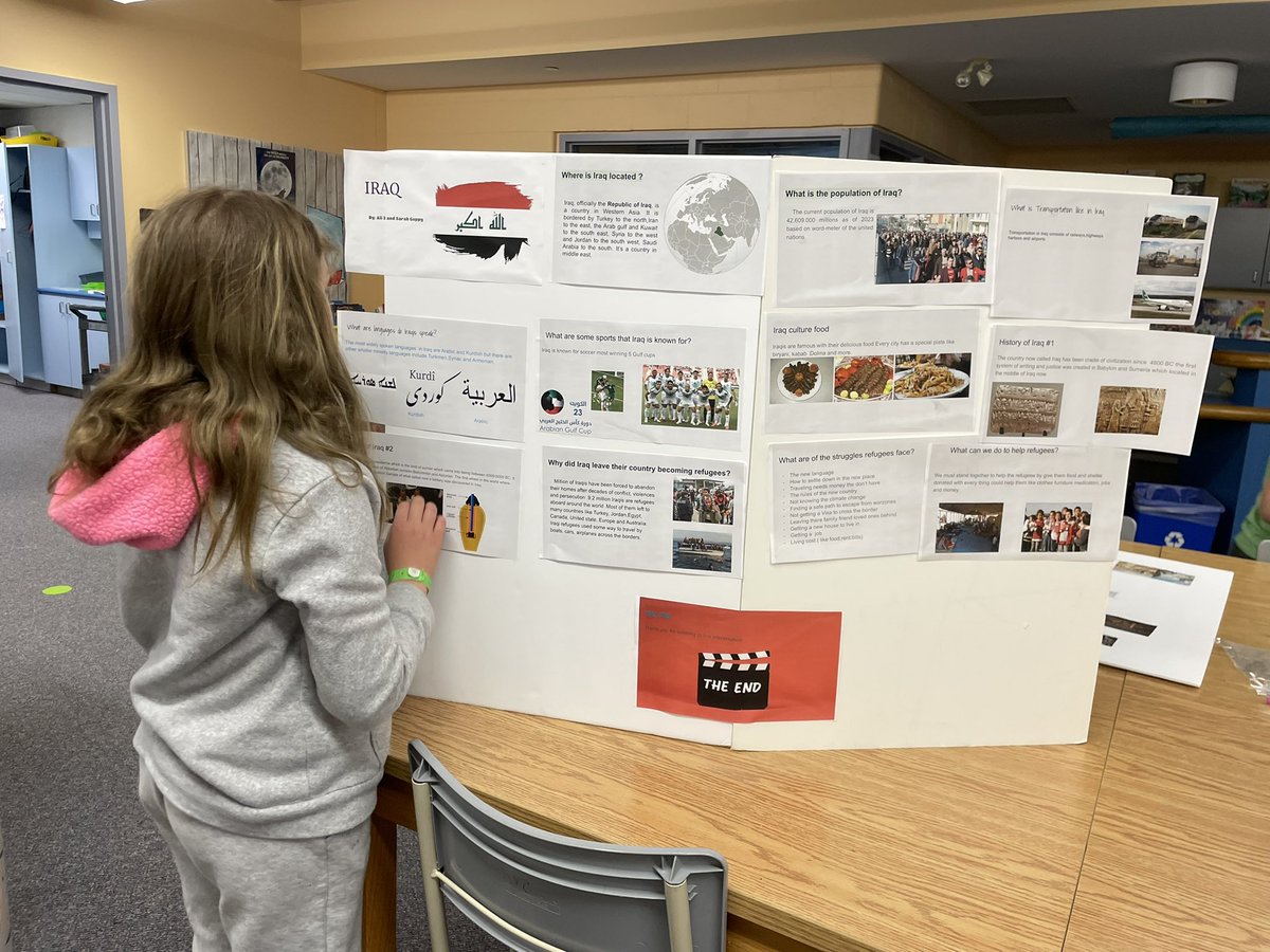 FV Community Helpers at work on a ‘Snow Day’…. They are getting ready for the Refugee Symposium next week!