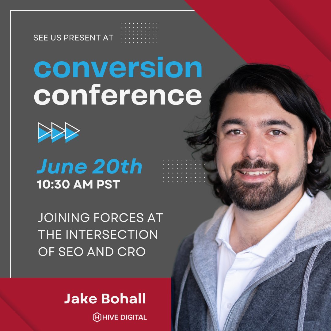 Excited to announce <a href="/jakebohall/">Jake Bohall</a> will be presenting at Conversion Conference on June 20th! 🎊Stay tuned for more details....