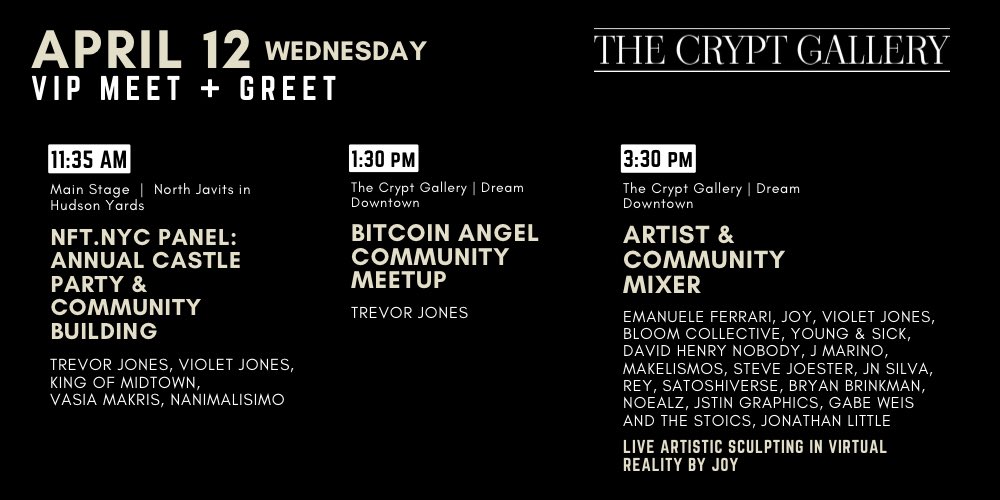 Kingofmidtown1's tweet photo. Gm Everybody! 

You asked for it, here you go! 

I know there will be a lot happening next week but I think this speaks for itself.

RSVP link ⬇️  4/13/23 
More details being announced soon. 👑 https://t.co/7fhQorr2LD