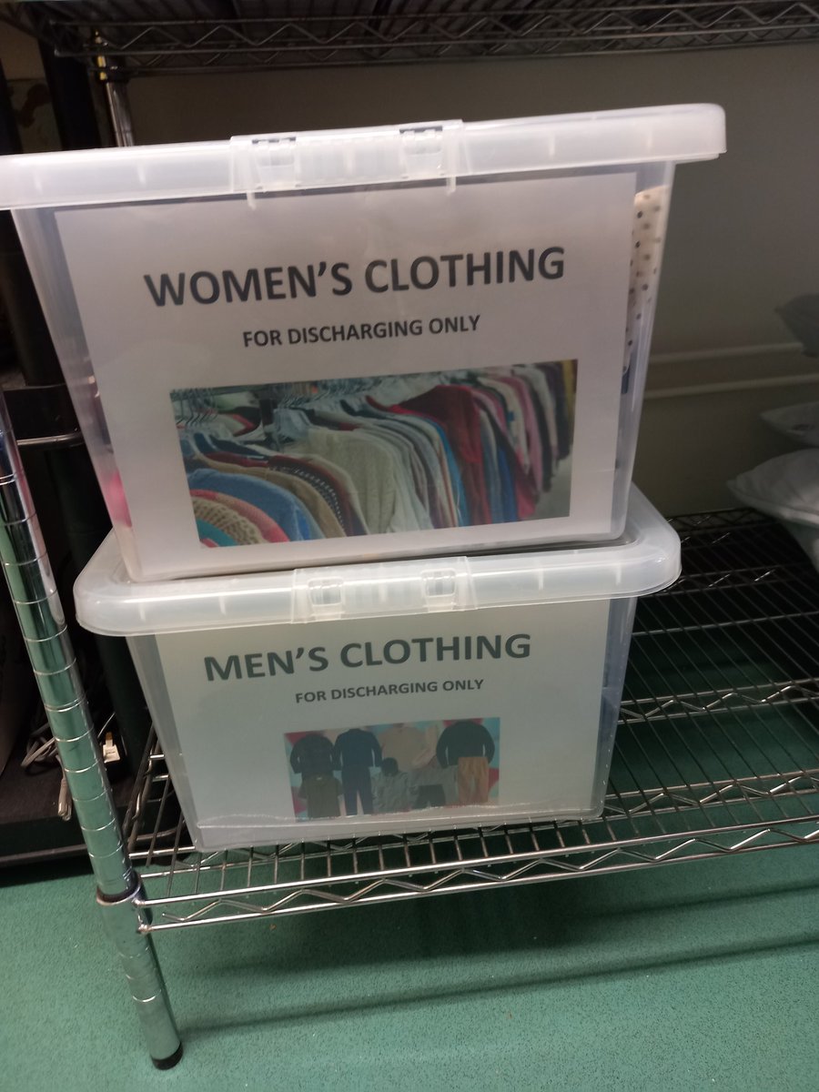 More clothing delivered today to Compton/Stroke, discharging with dignity, so important to our patients @LauraNeal_ @ElizaMathew @IOWNHS @joanne51547755 @404Carey @marcia_meaning @BrianwDolan #endpjparalysis