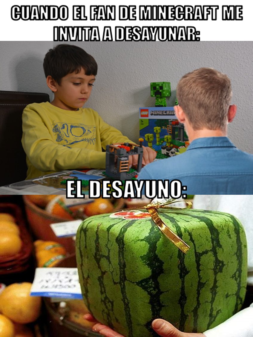 AlexOrocioG's tweet photo. SerΓa surreal que eso fuera canon en verdad. #minecraft #memes #meme #dankmemes #minecraftmemes #minecraftpe #minecraftbuild #minecraftpc #sandia #watermelon #watermelonmemes https://t.co/0v9lSTBKmO