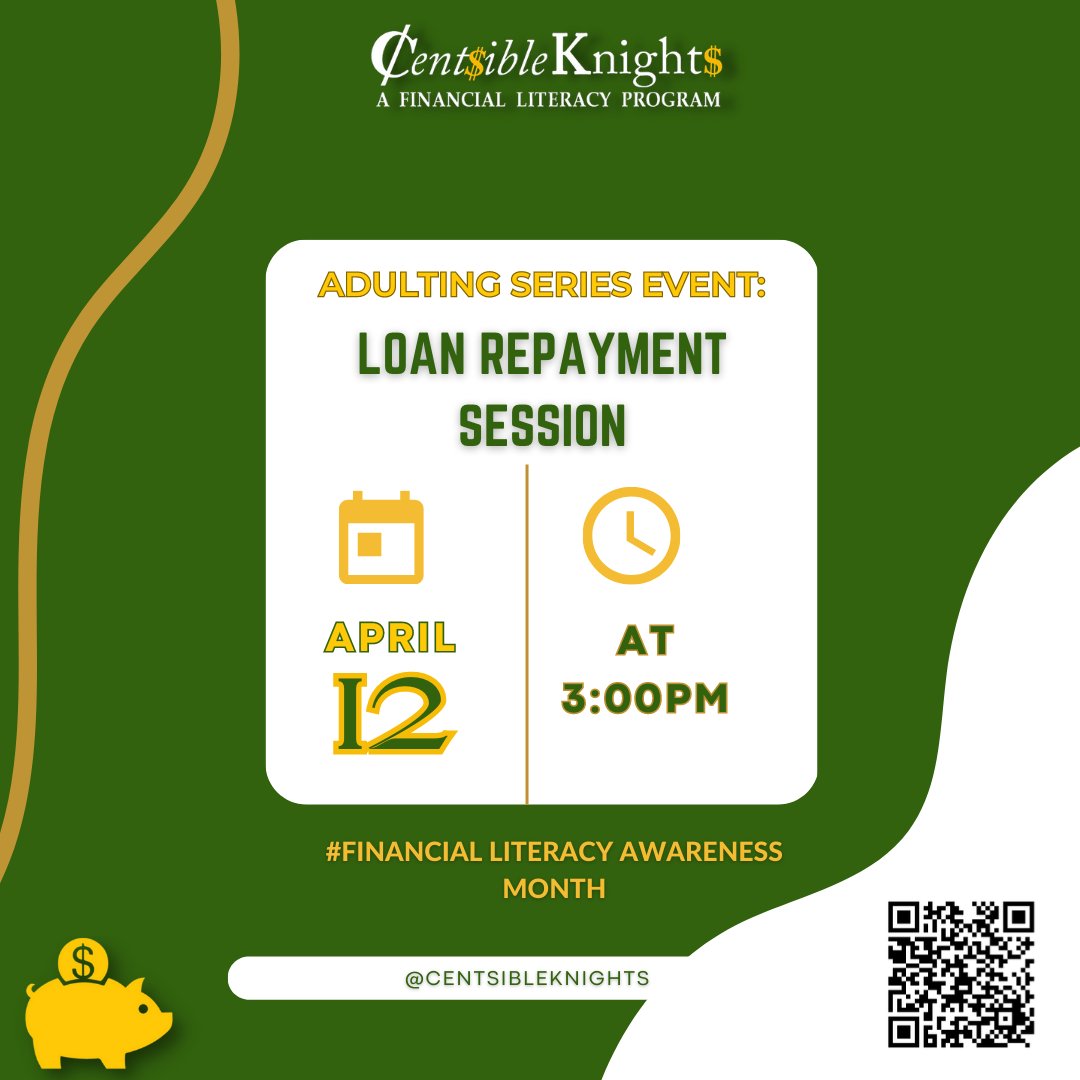 Join our loan repayment session! Be ready to take notes and learn!
.
.
.
#ucf #ucfstudents #ucfsports #knights #ucfdowntown #orlando #loan #loanrepayment #loan101 #loantips