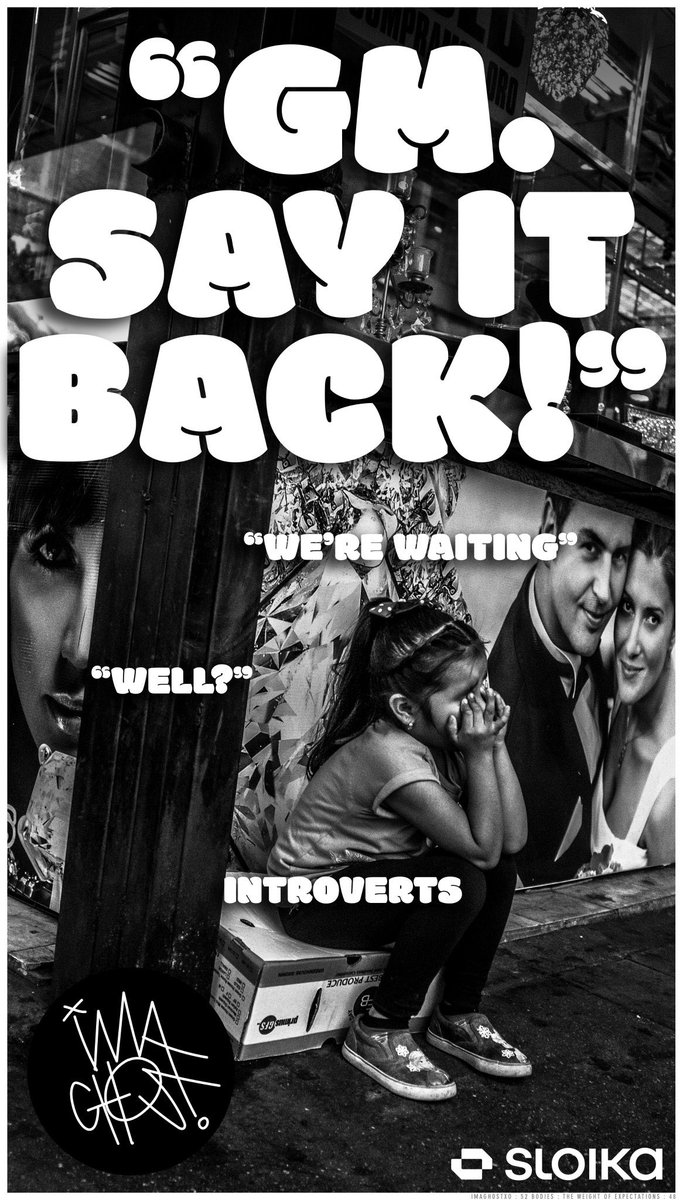 GM!!!
We made it. 
We’re here.