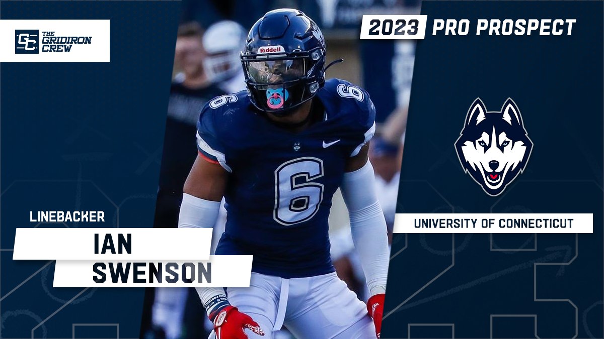 Gridiron_Crew's tweet photo. ⚠️ Attention Pro Scouts, Coaches, and GMs ⚠️

You need to look at 2023 Pro Prospect, Ian Swenson @_swenny4, a LB from @UConnFootball

#2023ProProspect #DraftTwitter #NFLDraft #CFL #XFL #USFL #ProFootball 🏈

👀 See our Interview: https://t.co/rptUHOe5fo https://t.co/Yd3AVN9z5b