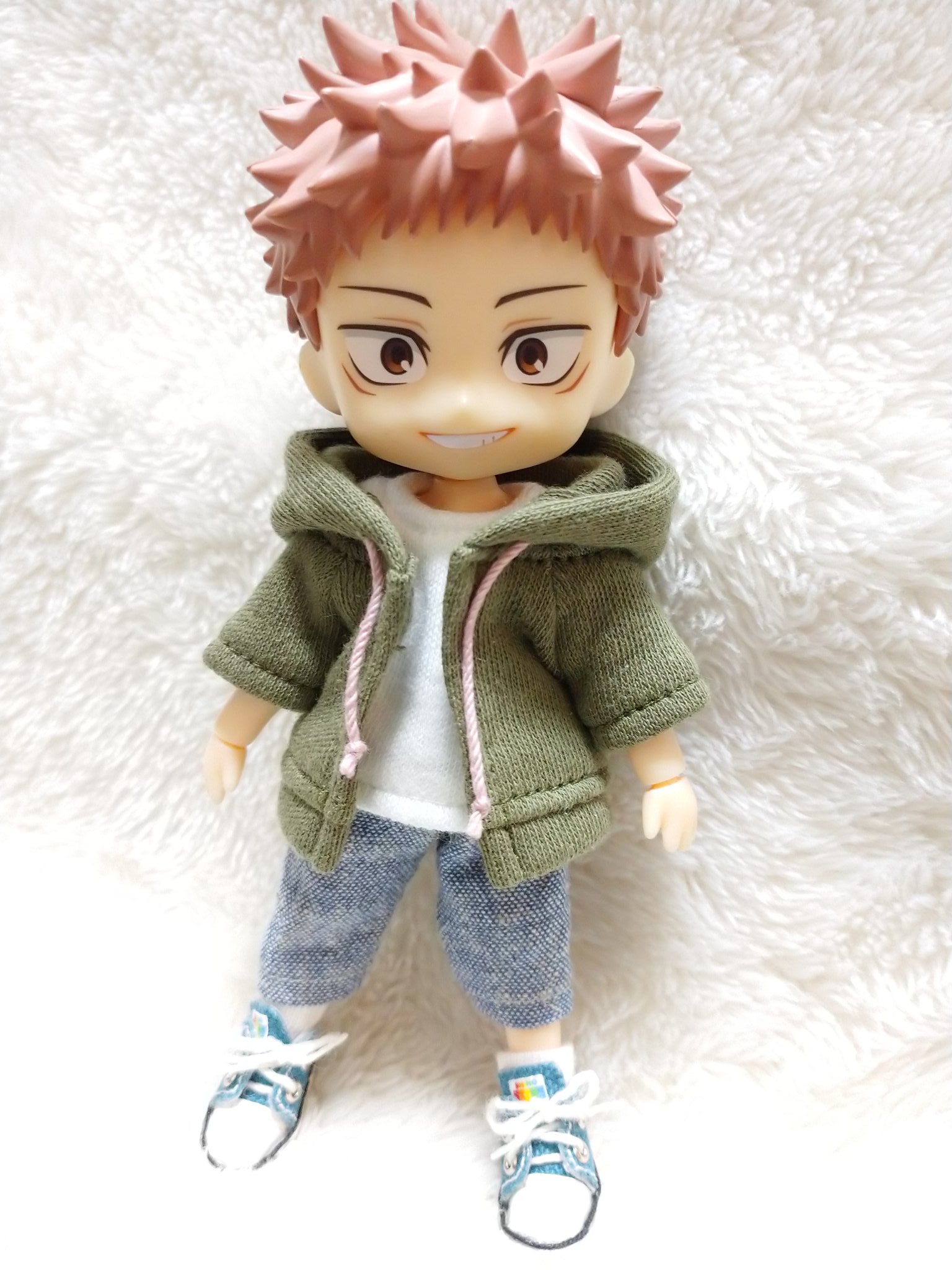 ねんどろいどどーる　パーカーオーダーページ ねんどろいどどーる おようふく パーカー（ブラック/ホワイト